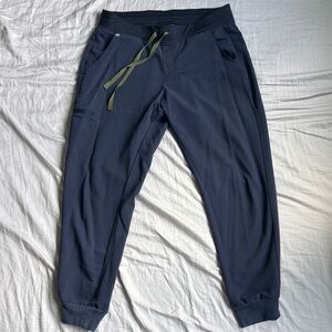 women's Quiet Navy Zamora - Jogger Scrub Pants - L / Quiet Navy